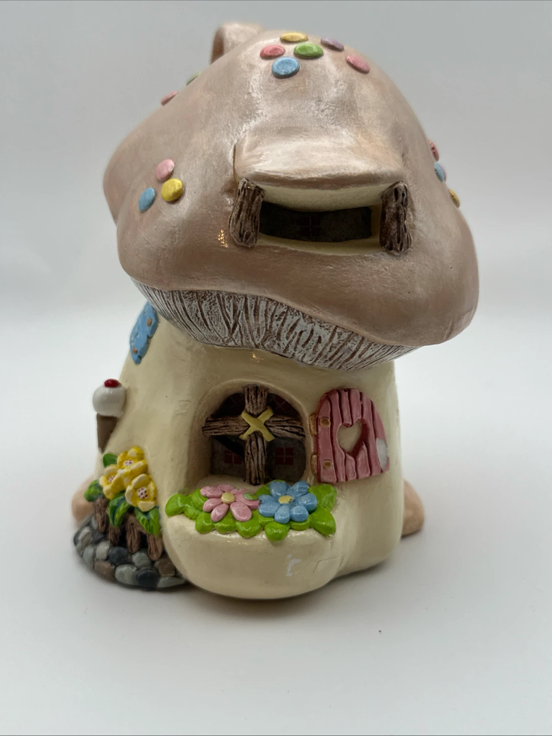 Easter Fun House Mushroom Figurine - photo 5