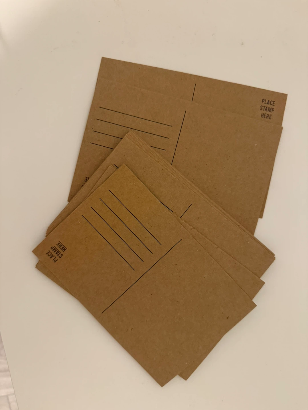 Pack of Kraft Postcards