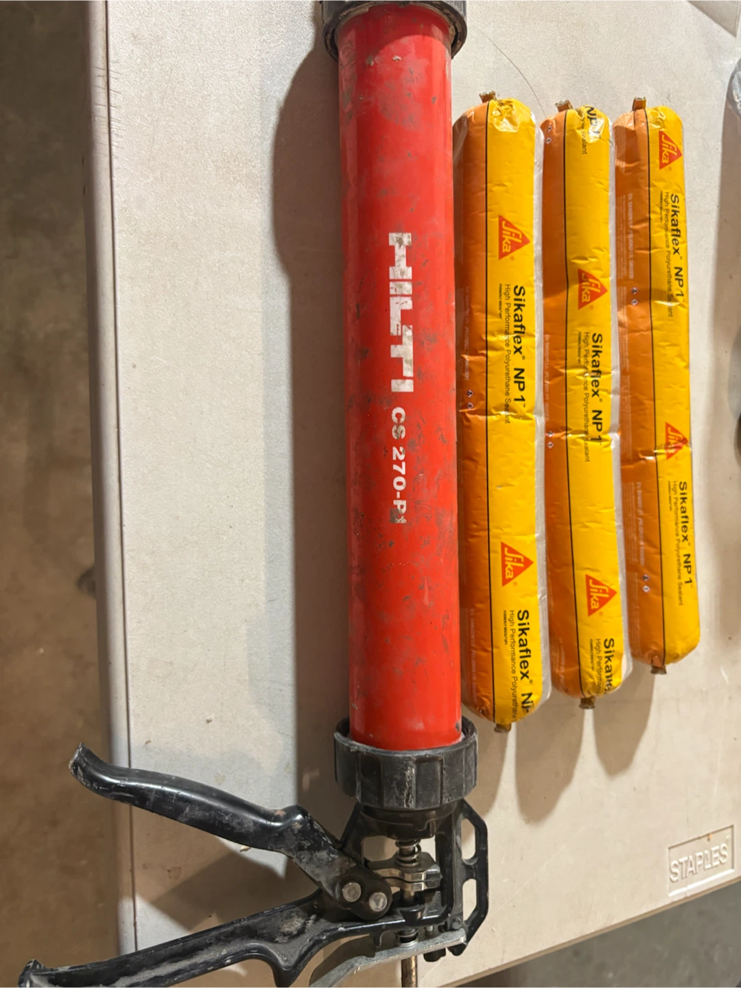 Hilti CS 270-P1 Caulking Gun with Sika & Dowsil Sealants - photo 3