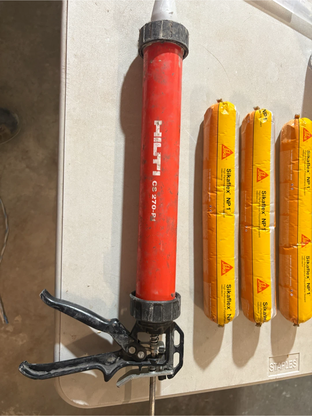 Hilti CS 270-P1 Caulking Gun with Sika & Dowsil Sealants - photo 4