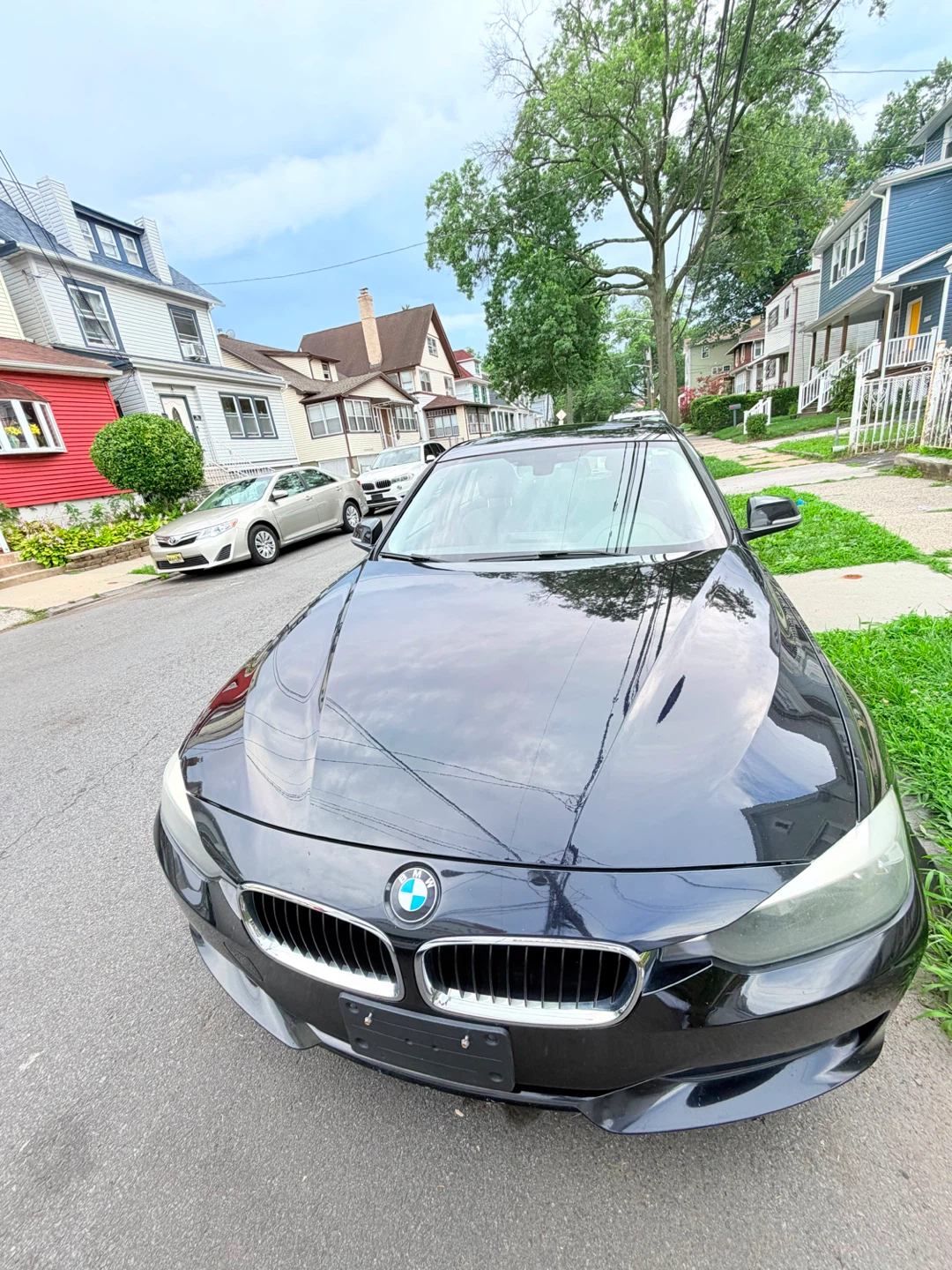 Black BMW Sedan