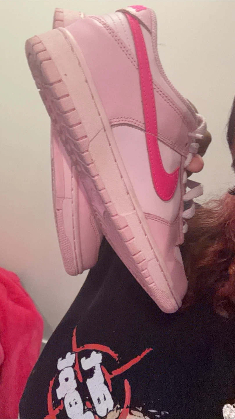 Nike Pink Dunk Low Sneakers