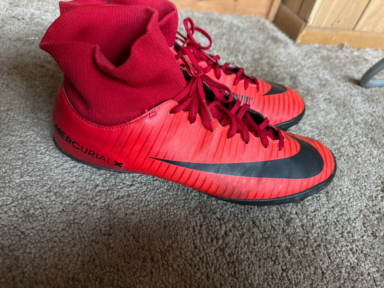 Nike mercurial indoor cleats for soccer