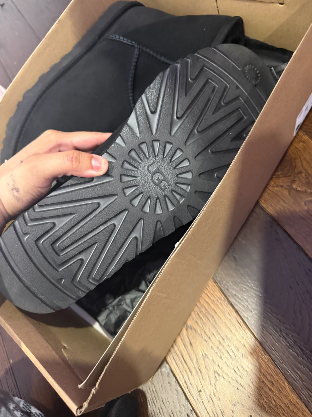UGG Black Suede Boots