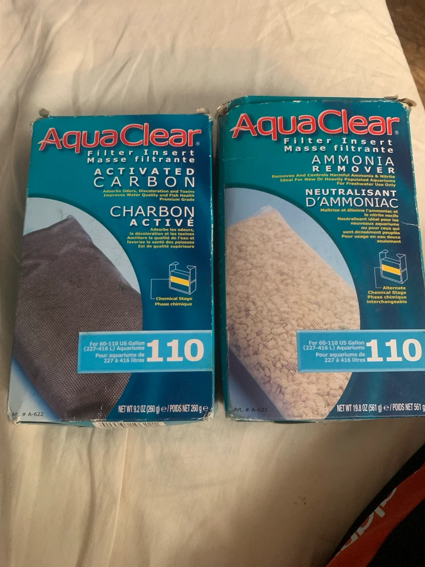 AquaClear Activated Carbon & Ammonia Remover Filter Inserts