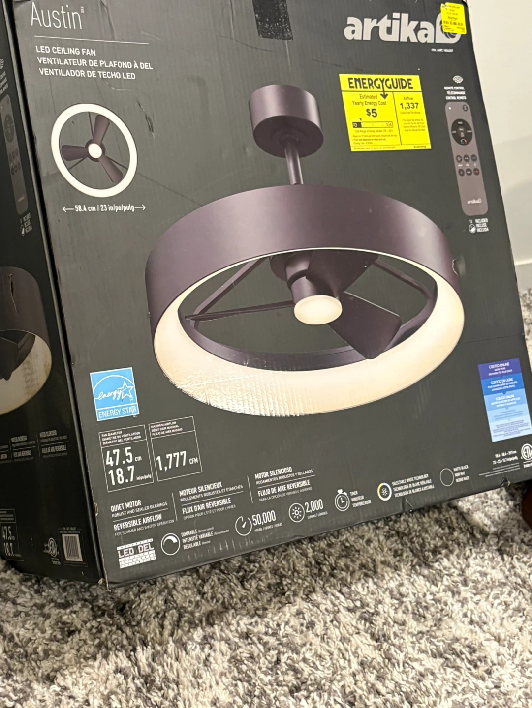 Artika Austin LED Ceiling Fan