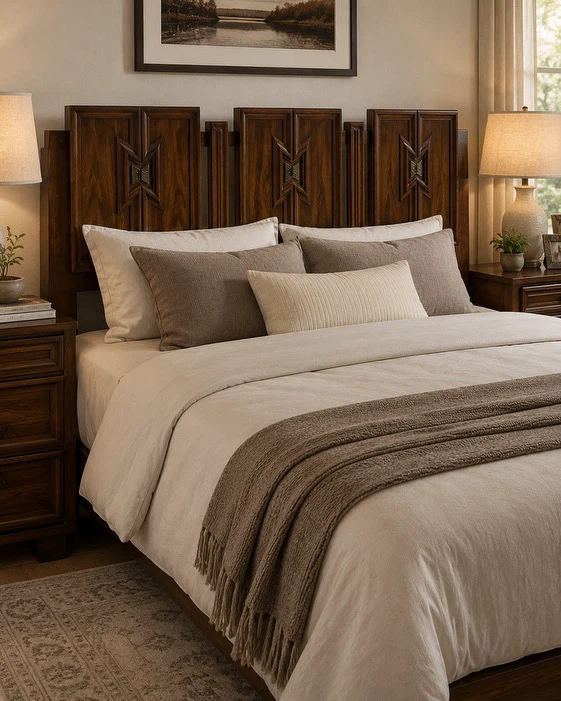 Wooden Bedroom Set - photo 2