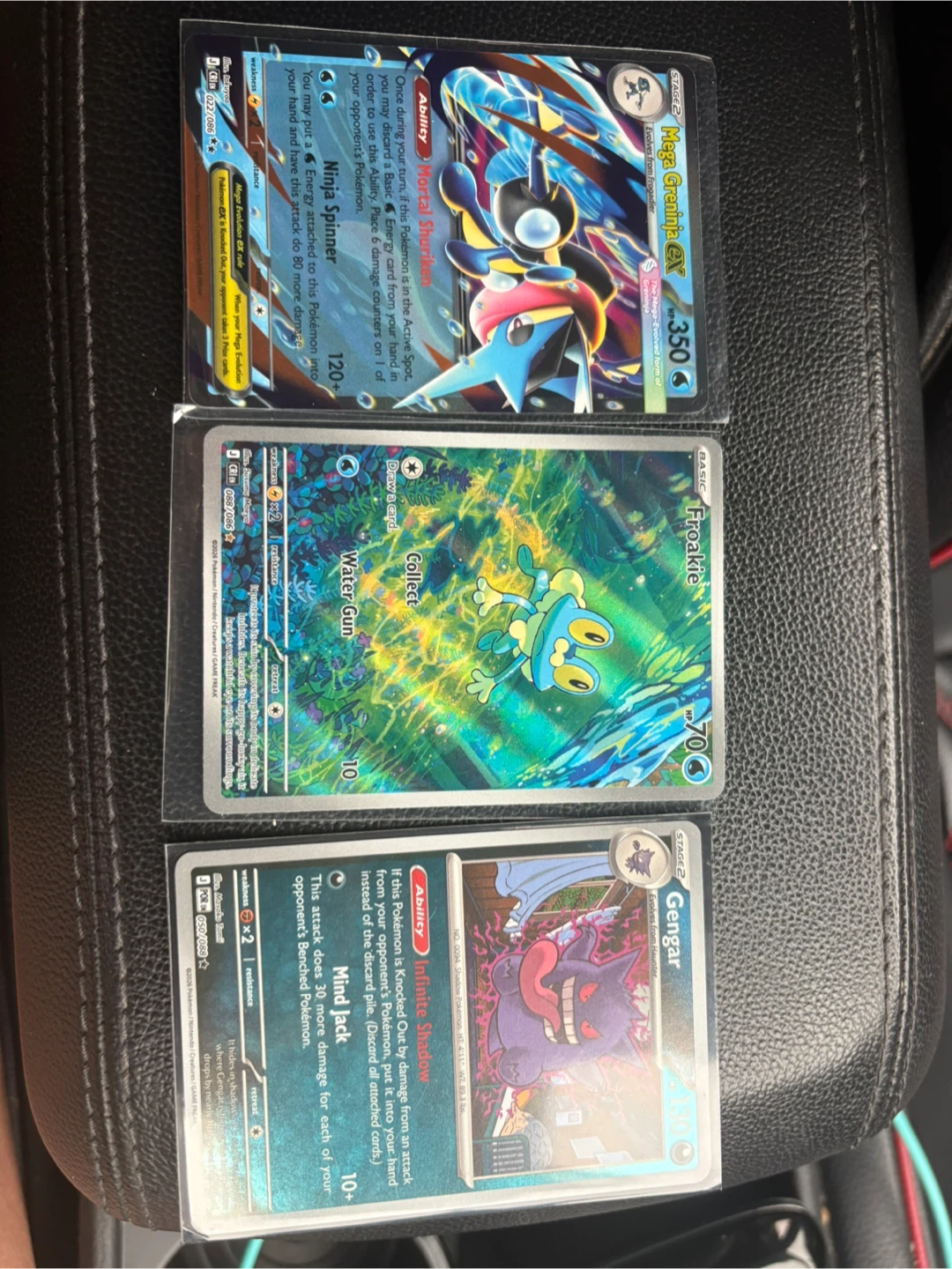 Pokemon Cards: Mega Greninja EX, Froakie, Gengar