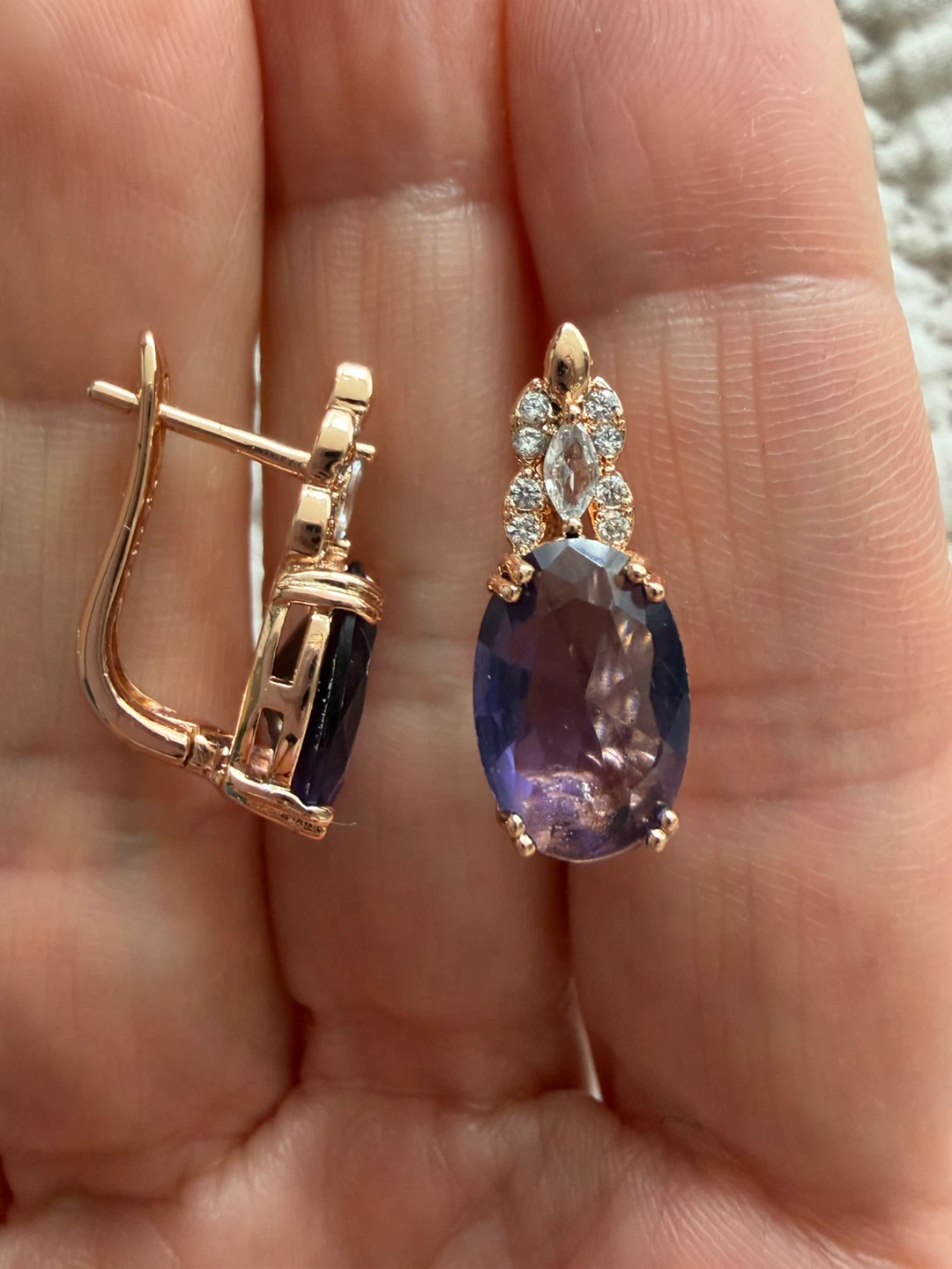 New 14k gemstone earrings