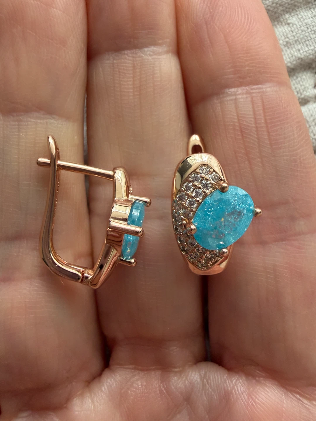 New 14k gemstone earrings
