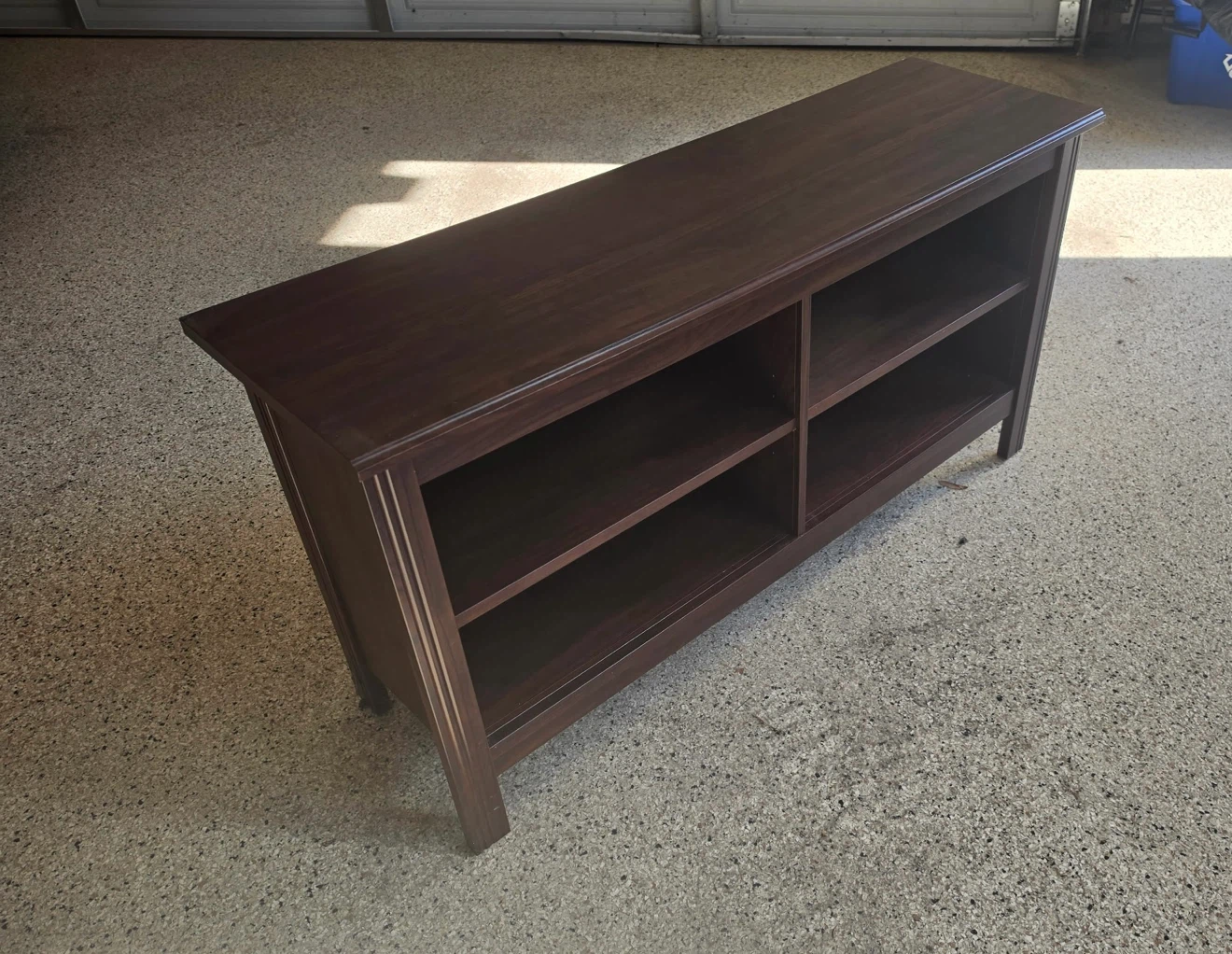 Dark Brown Media Console Stand - photo 2