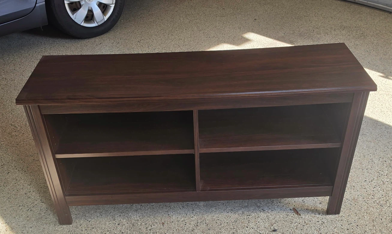 Dark Brown Media Console Stand - photo 3