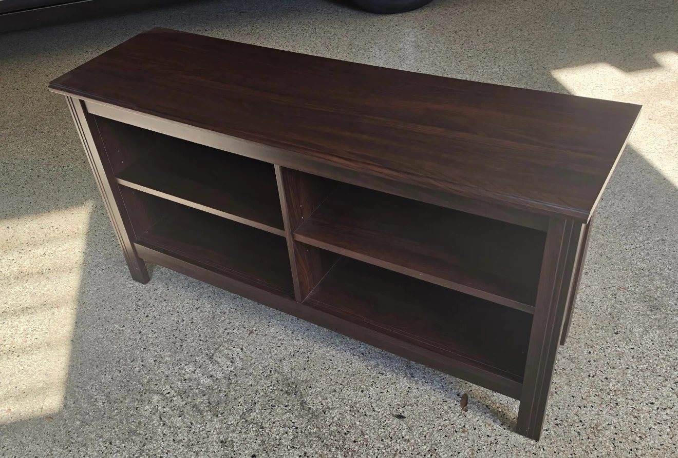 Dark Brown Media Console Stand - photo 4