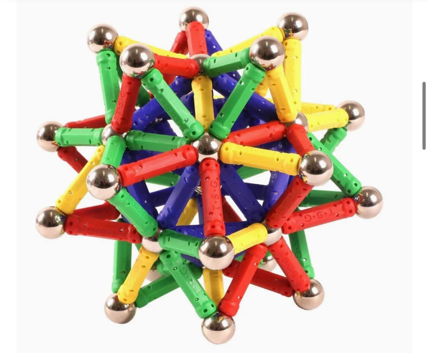 211 piece: Kit for Magnetic Building Sticks and Balls Set - photo 2