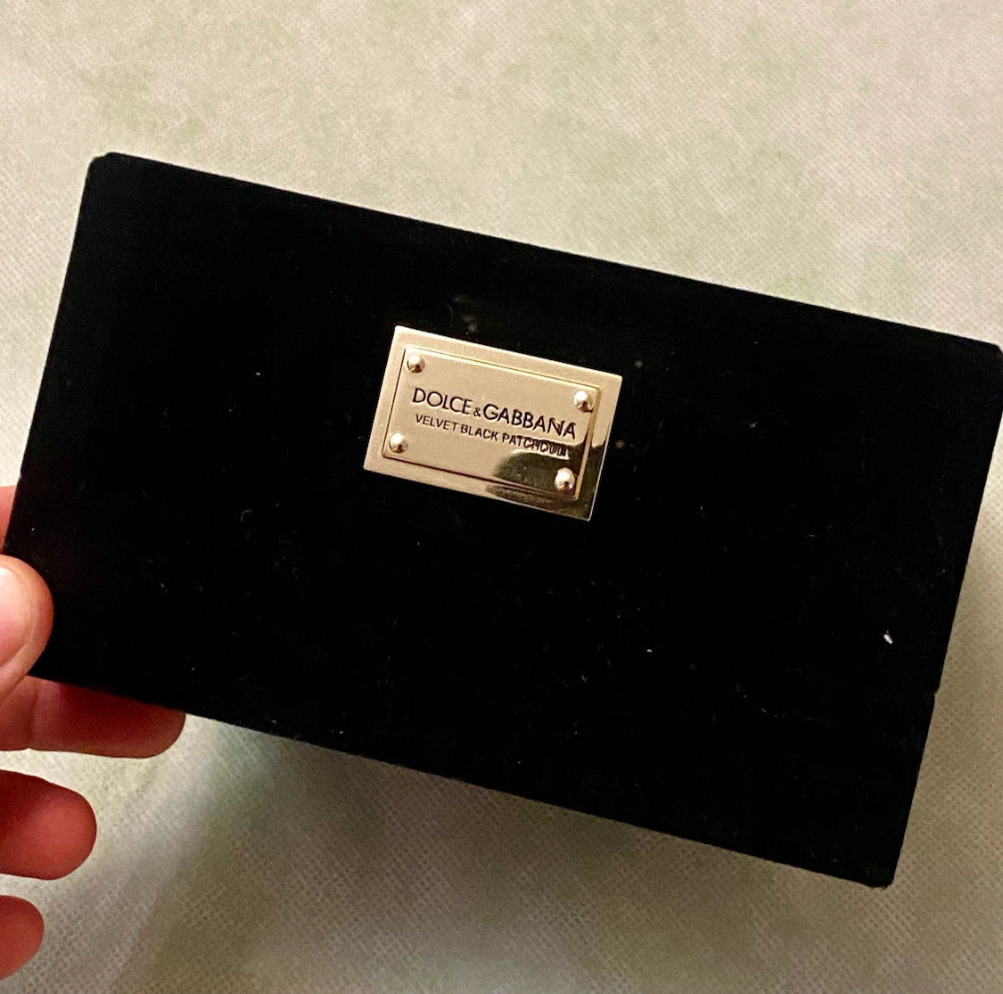 Dolce & Gabbana Velvet Black Patchouli Empty Box