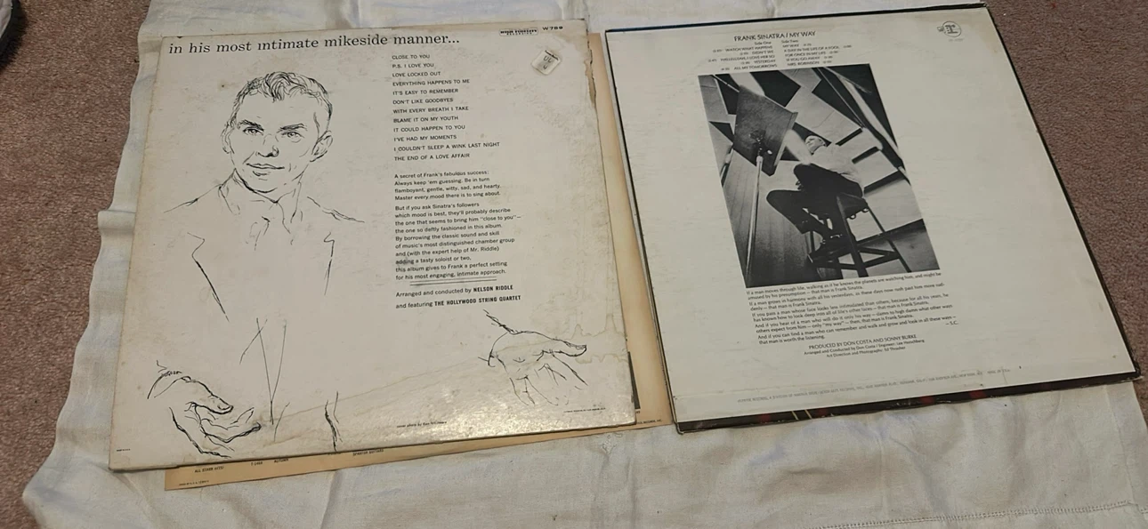 Frank Sinatra Vinyl Records - Close to You & My Way - photo 2