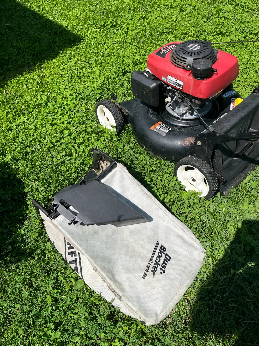 Honda GCV160 Lawnmower with Dust Blocker Bag - photo 2
