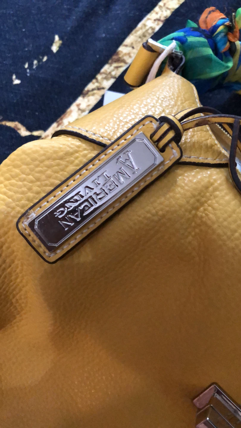 American Living Yellow Hobo Handbag leather - photo 3