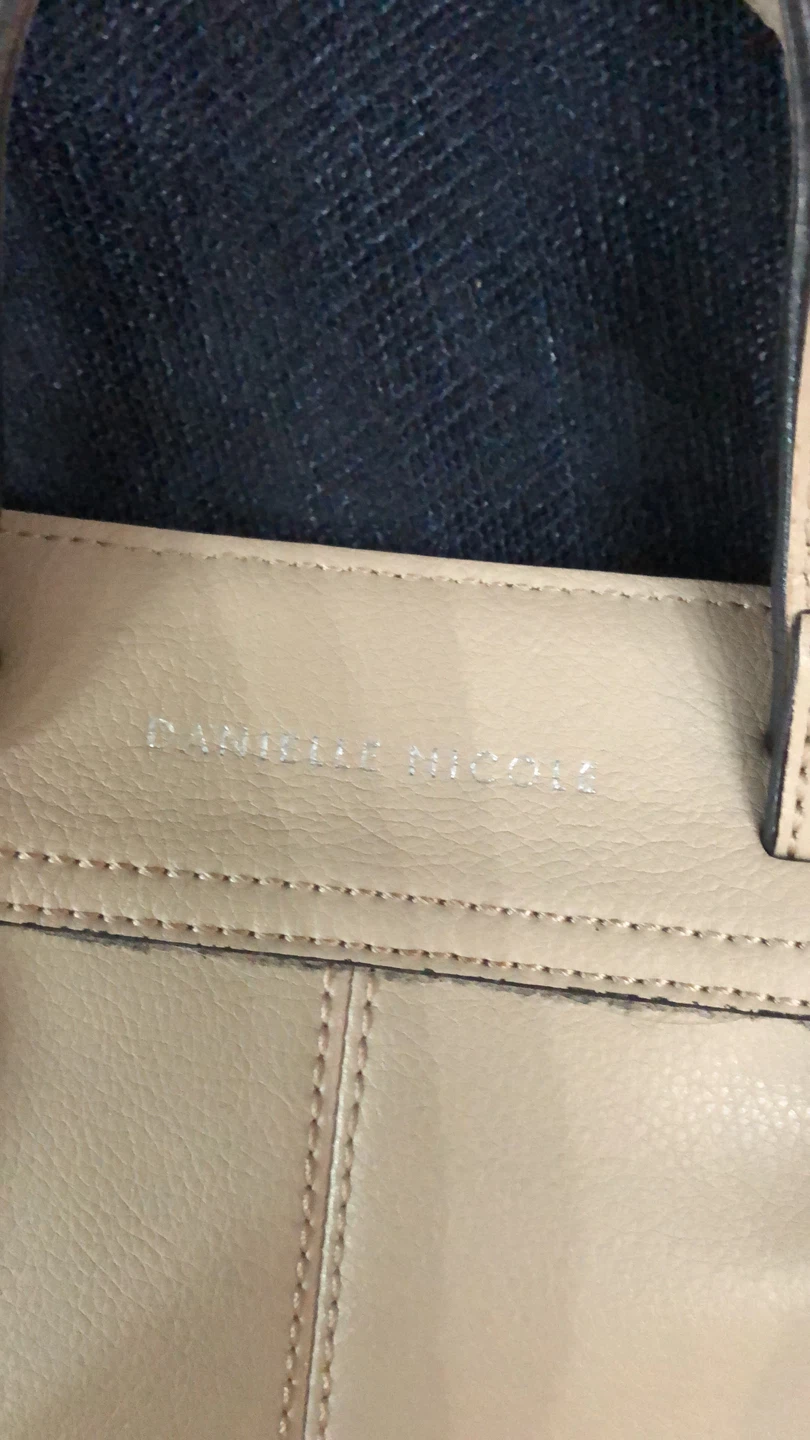 Danielle Nicole Beige Faux Leather Backpack - photo 2