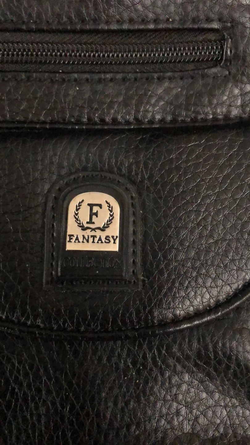 Fantasy Collection Black Faux Leather Shoulder Bag - photo 2