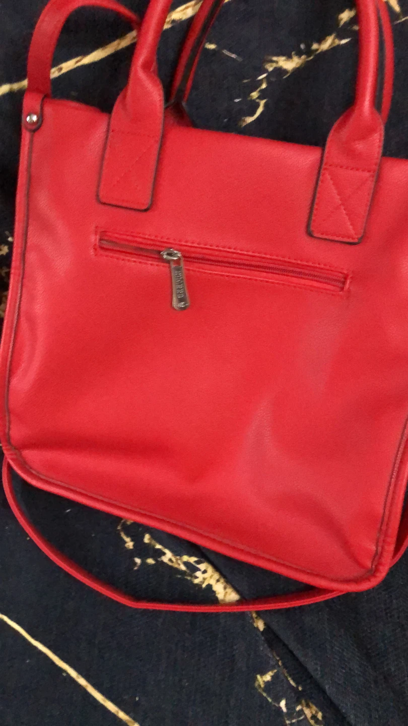 Red Quilted Tote Bag - photo 3