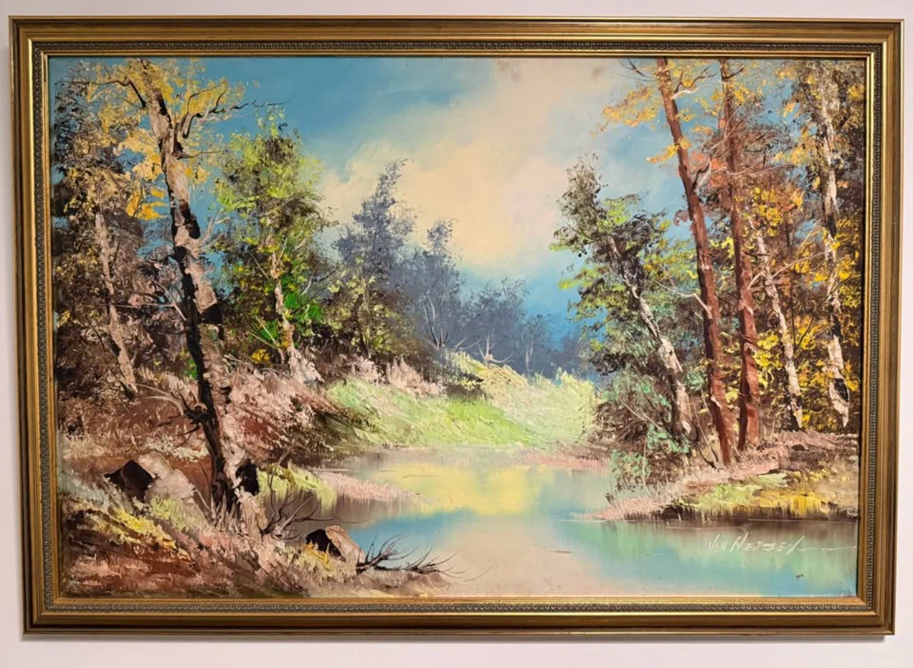 Oil Painting "Van Heusen" Landscape