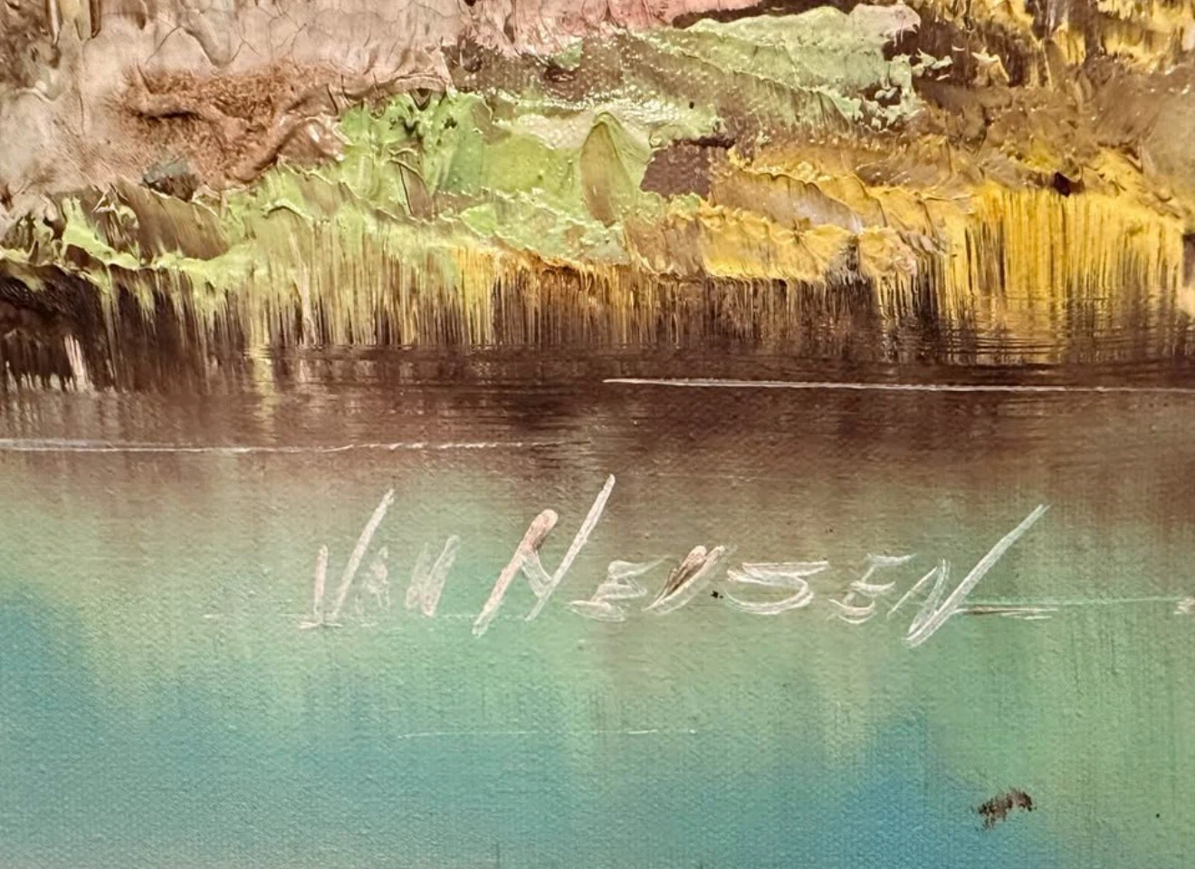 Oil Painting "Van Heusen" Landscape - photo 2