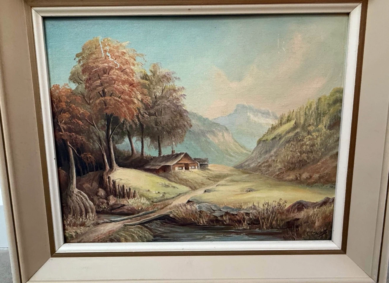 Vintage Landscape Painting - photo 2