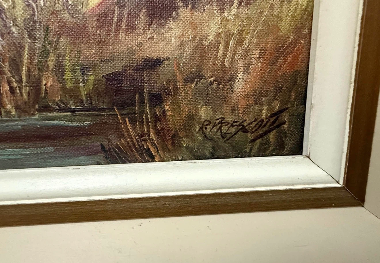 Vintage Landscape Painting - photo 4