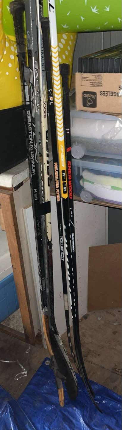 Assorted Hockey Sticks - Easton, Sherwood, CCM