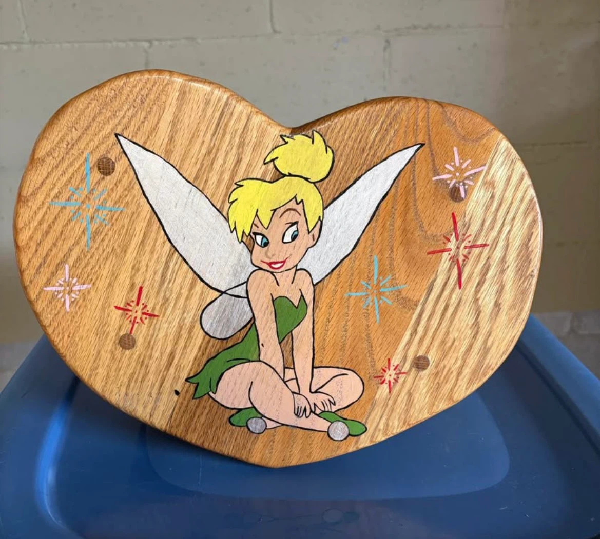 Oak “Tinkerbell “ Stool - photo 2
