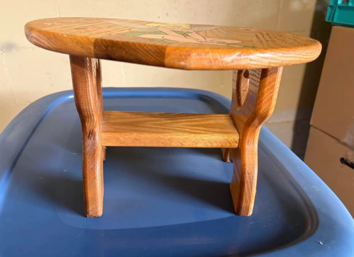 Oak “Tinkerbell “ Stool - photo 3