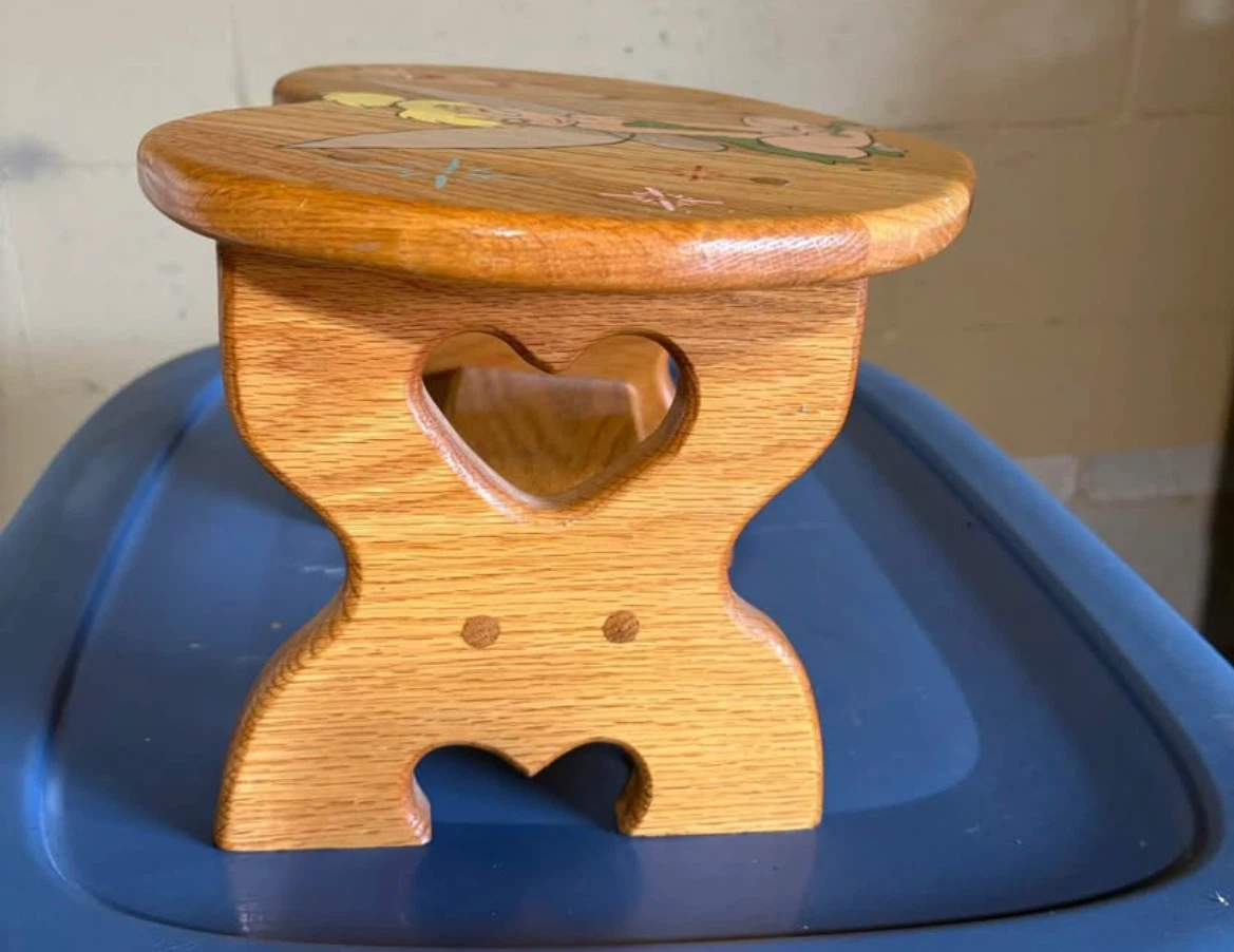 Oak “Tinkerbell “ Stool - photo 4