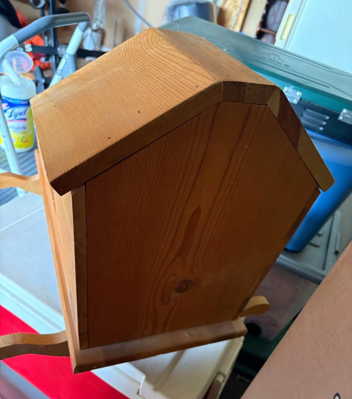 Vintage Wooden Rocking Cradle - photo 3
