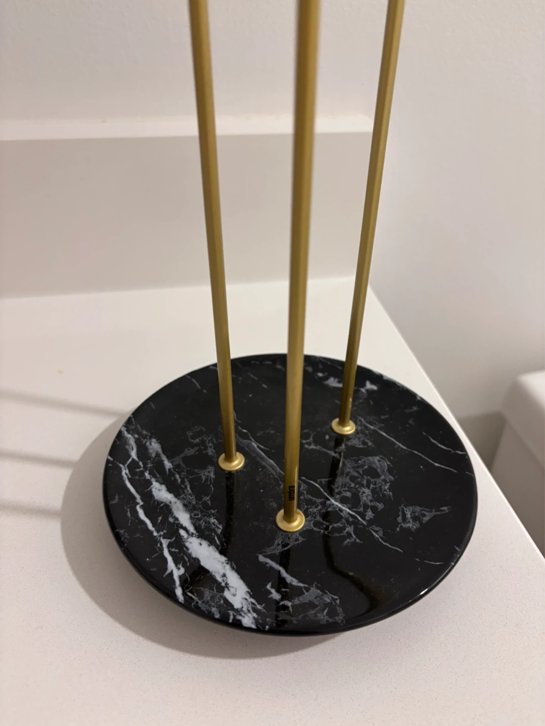 Gold and Black Marble Jewelry Stand - photo 3