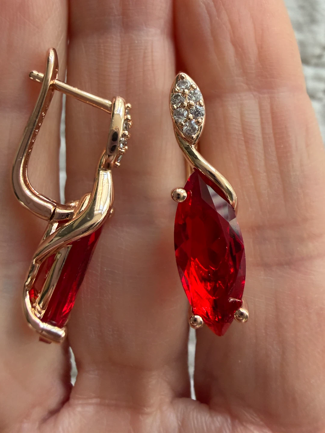 14k gemstone earrings