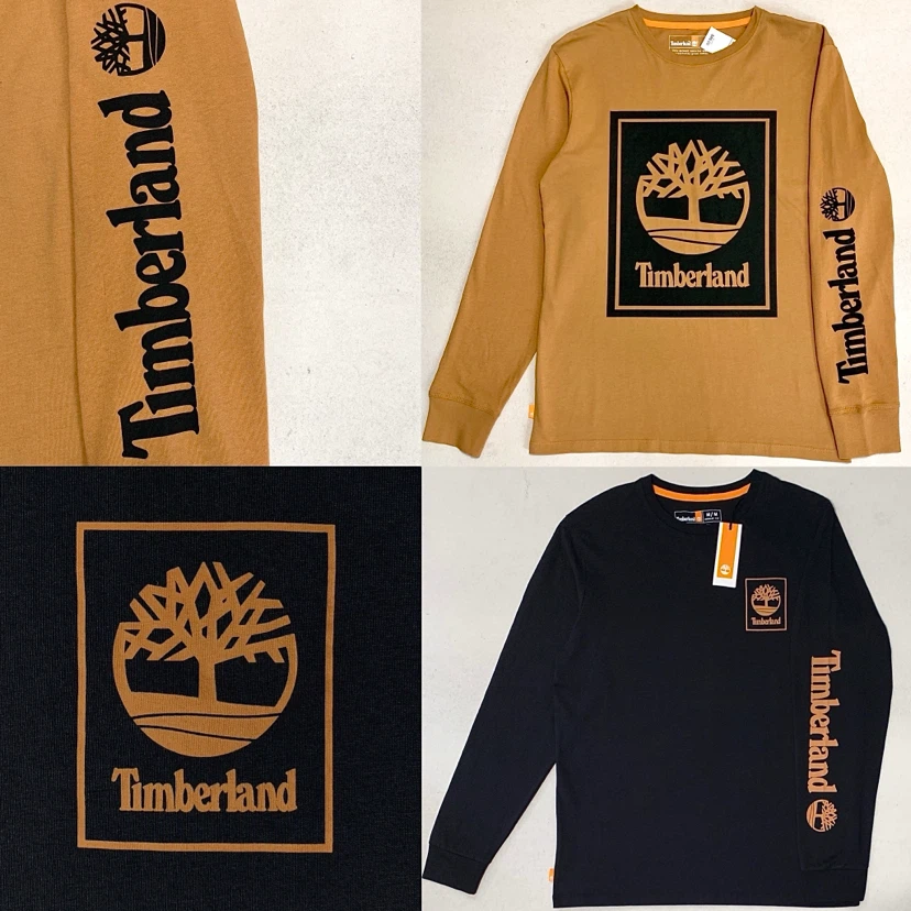 Timberland Mens/Youth Boys Long Sleeve Shirt Small, Large NEW