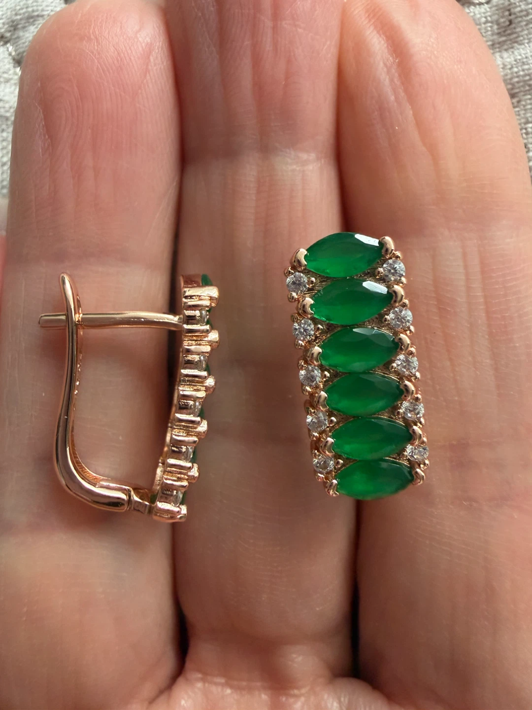 14k gemstone earrings