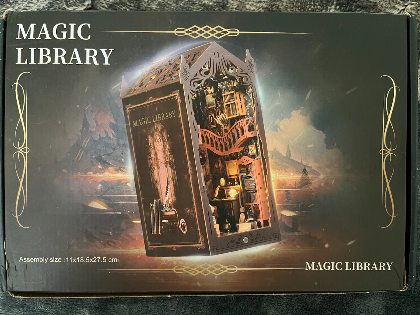 Magic Library Book Nook Kit / 3D puzzle / DIY craft