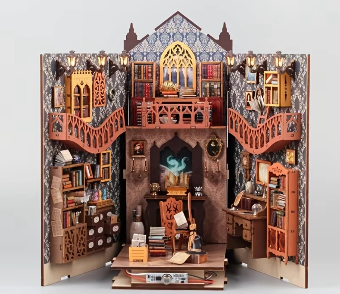 Magic Library Book Nook Kit / 3D puzzle / DIY craft - photo 3