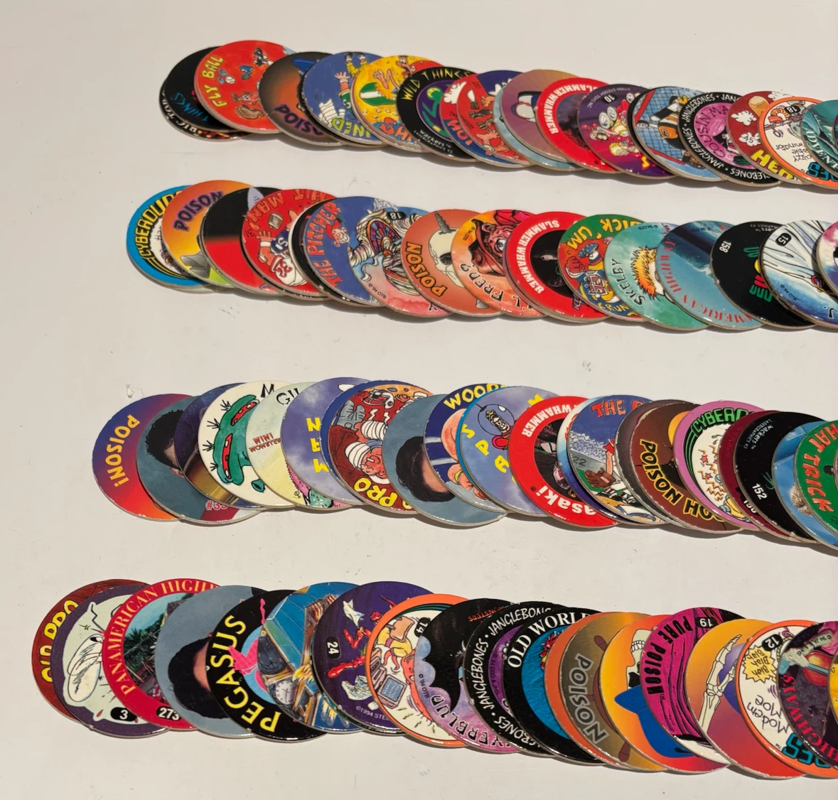 POG & Other Milk Cap Collection - 100 Random POGS Vintage 1990’s - photo 2