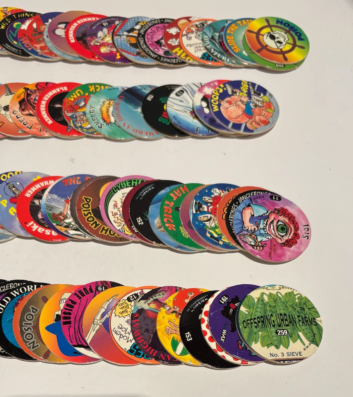 POG & Other Milk Cap Collection - 100 Random POGS Vintage 1990’s - photo 3