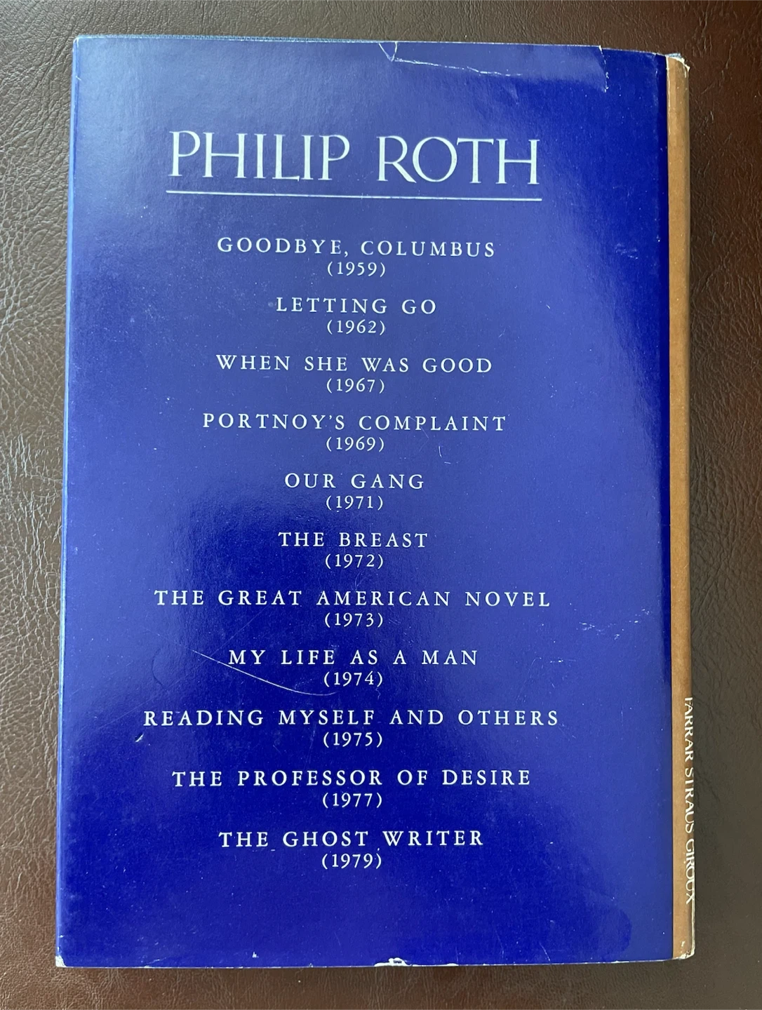 Vintage Phillip Roth The Ghost Writer Hardcover Book - photo 3