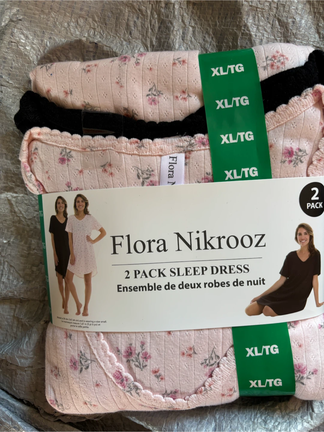 Flora Nikrooz 2 Pack Sleep Dress XL/TG
