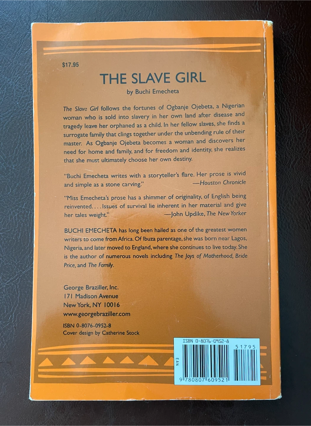 The Slave Girl A Novel Book By: Buca Emecheta - photo 3