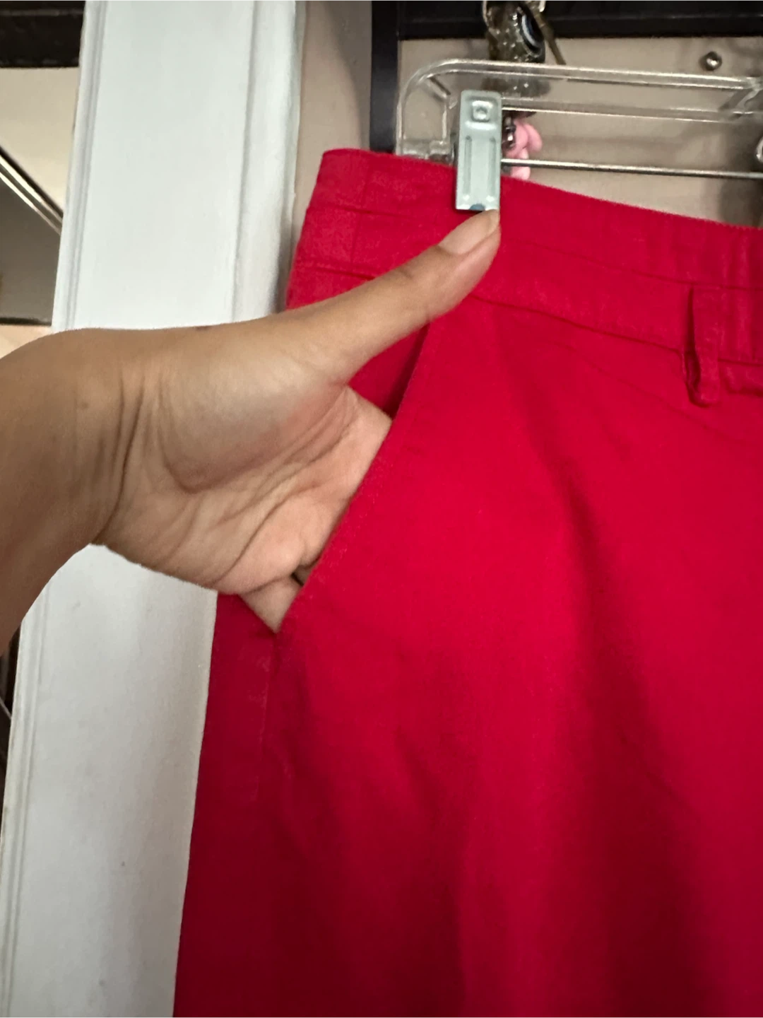 La Vita Red Capris Size 12 - photo 3