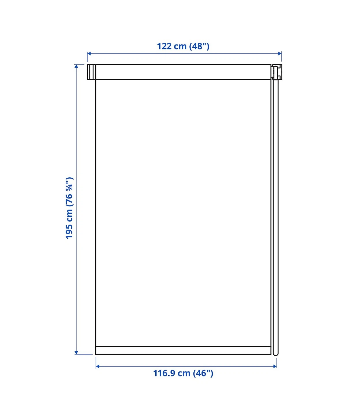 IKEA FRIDANS Blackout Roller Blind – White - New - photo 5