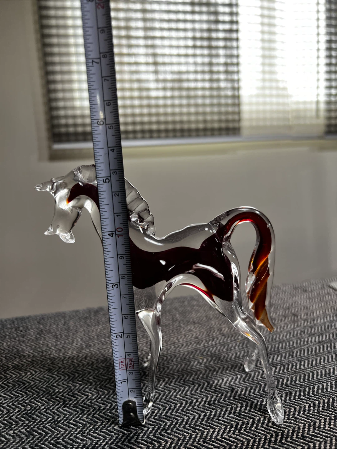 Vintage handcrafted Italian Murano glass horse - photo 5