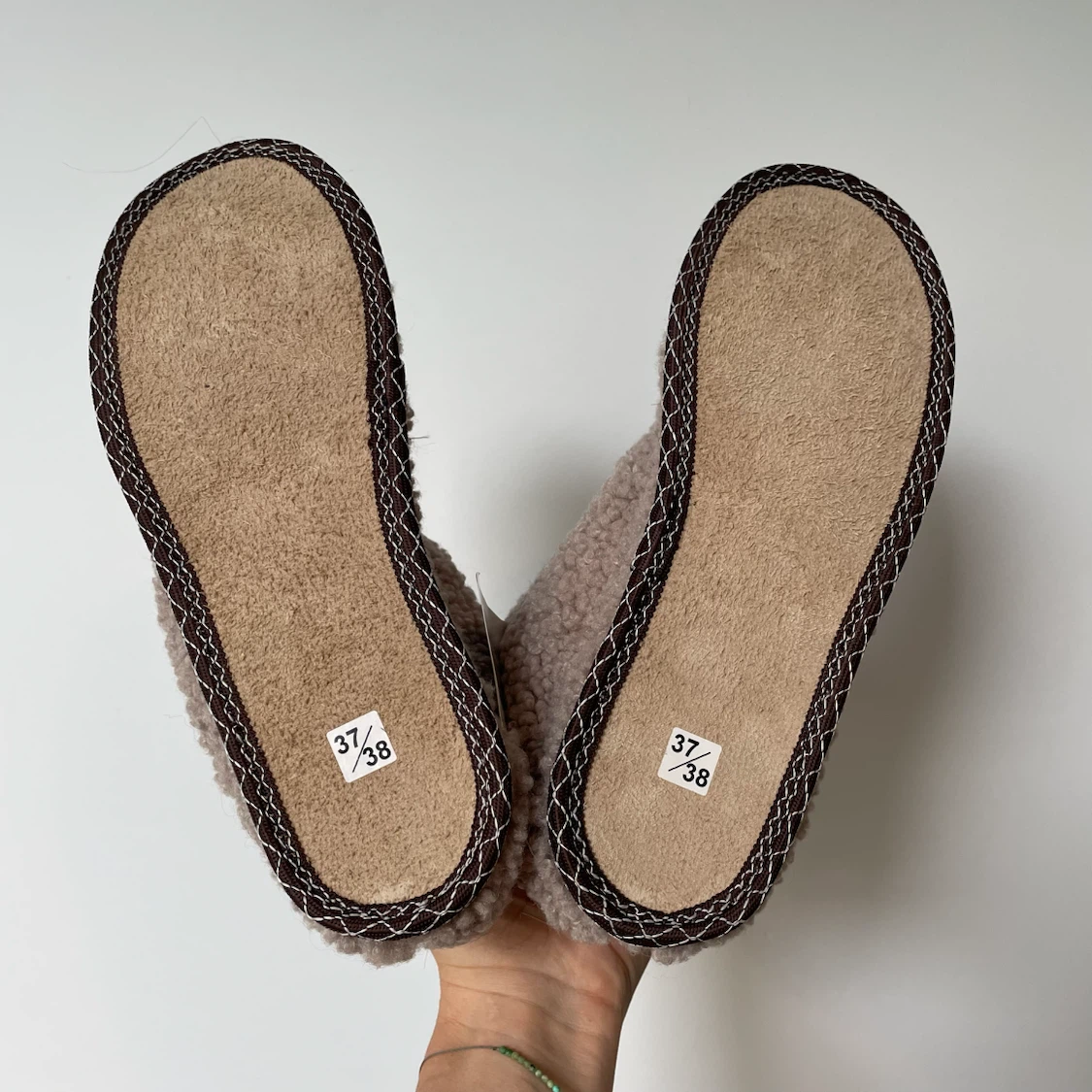 Women’s wool slippers Macco, EU 37/38, US  6.5 to 7 - photo 3