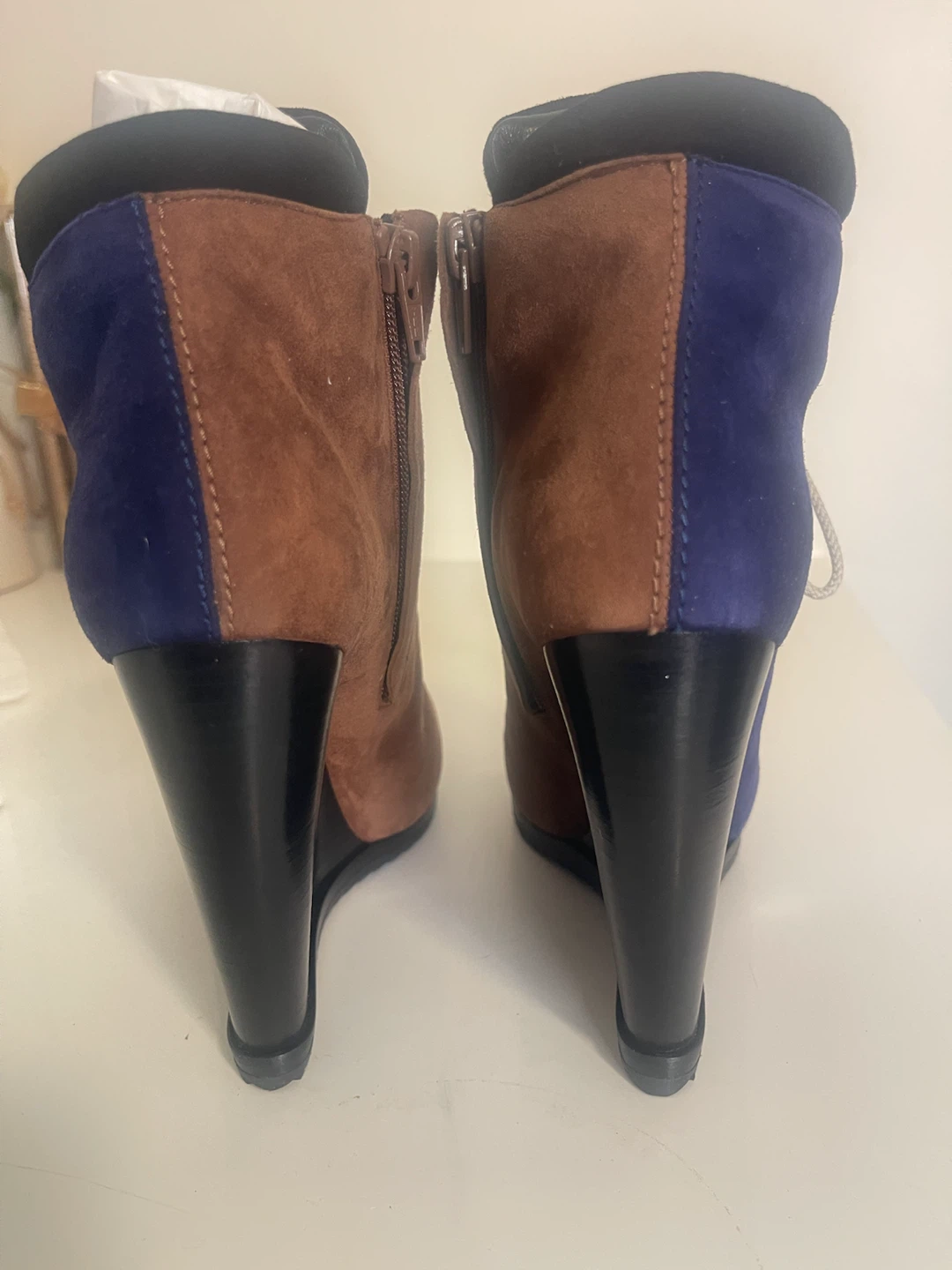 Pierre Hardy Wedge Ankle Boots - Size 37.5 - photo 5